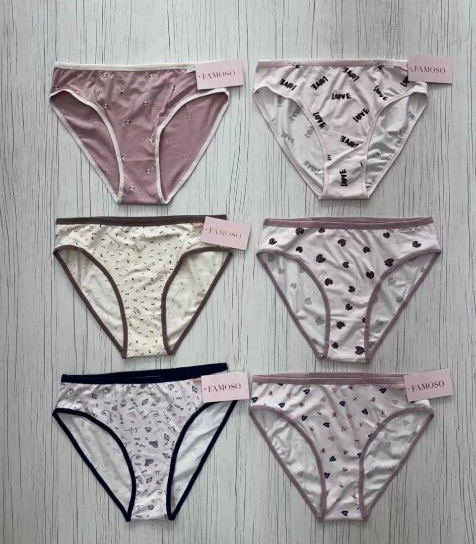 High-cut brief woman's underwear